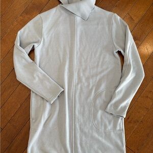 Athleta Light Gray Cozy Karma Vela Dress